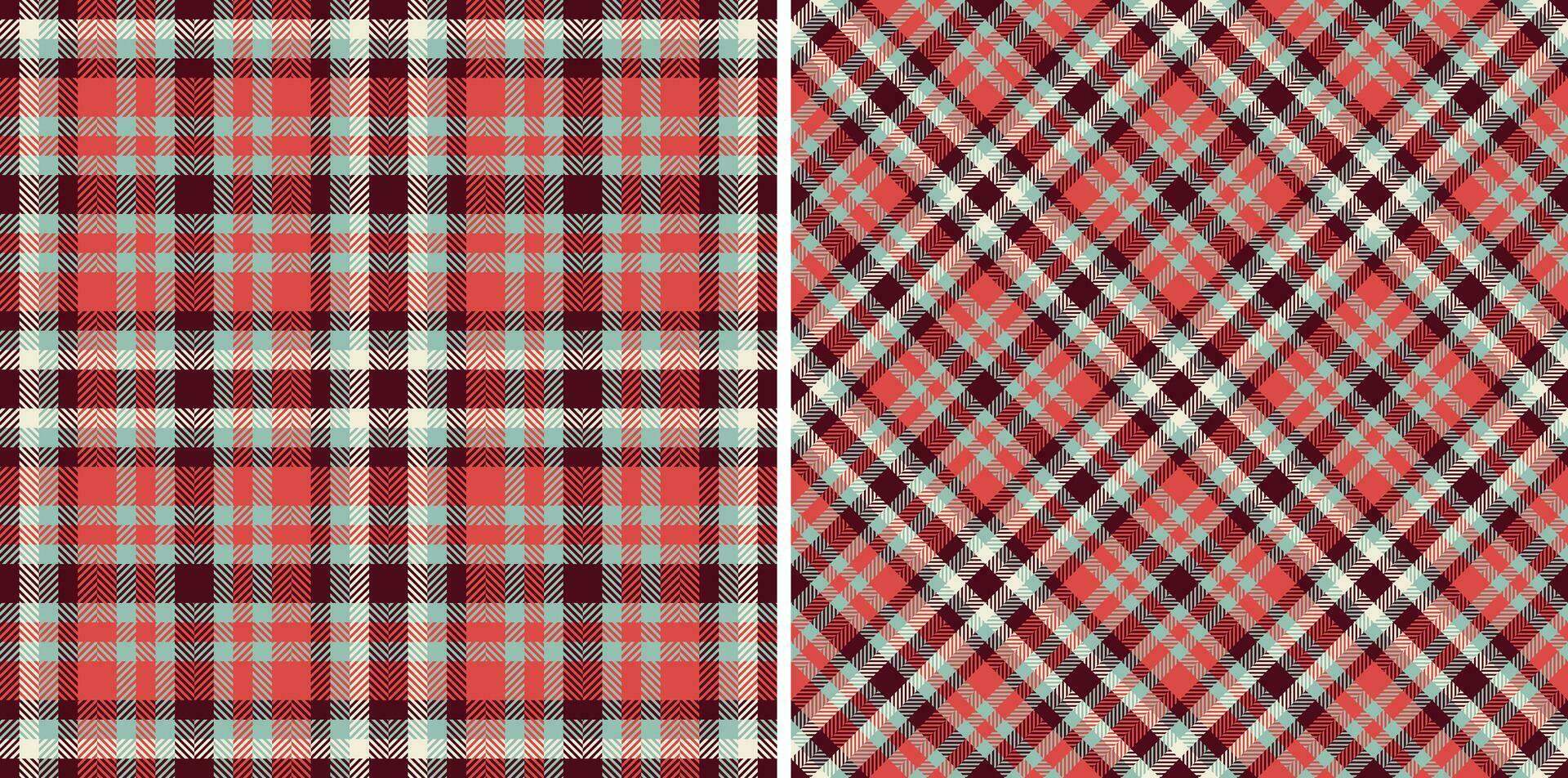 Textile texture tartan of seamless plaid vector with a check pattern background fabric.