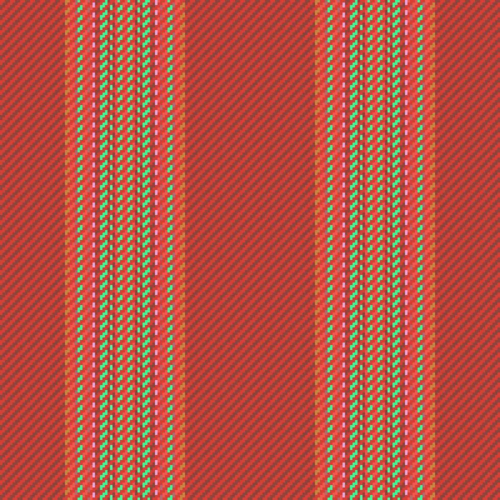 Pattern vertical fabric of vector texture lines with a seamless stripe textile background.