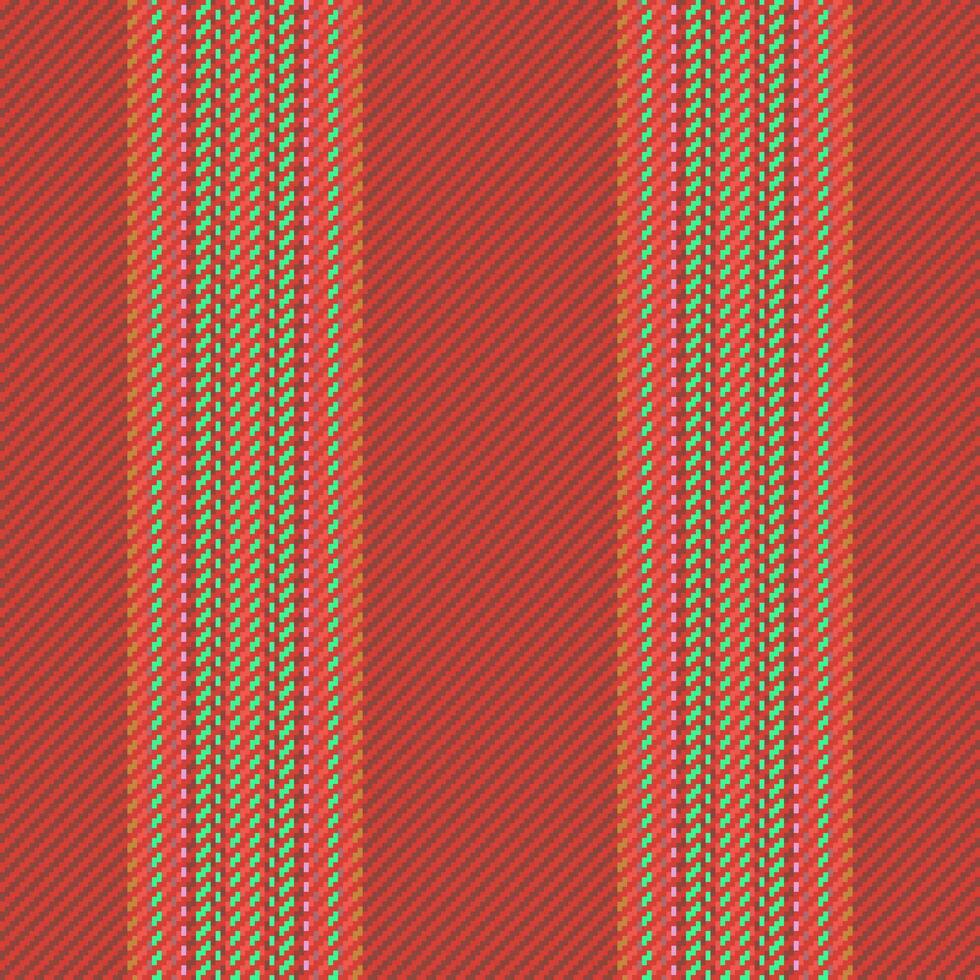 Pattern vertical fabric of vector texture lines with a seamless stripe textile background.