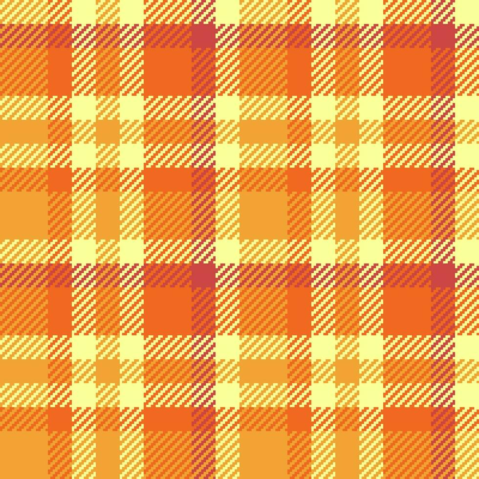 Seamless background pattern of check vector tartan with a plaid fabric textile texture.