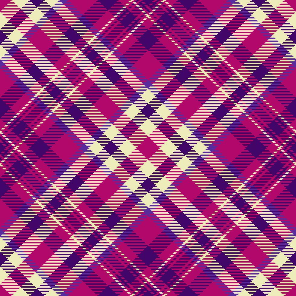 Textile plaid fabric of vector background pattern with a tartan texture check seamless.