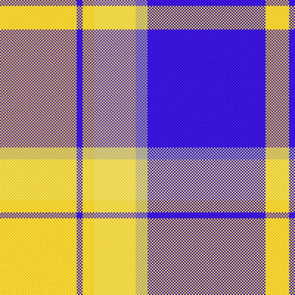 Check background fabric of textile pattern texture with a seamless vector tartan plaid.
