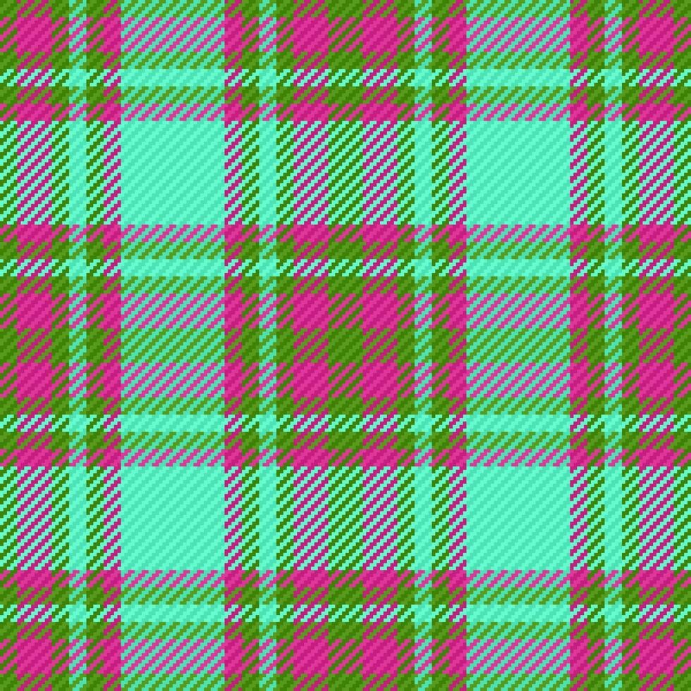 Seamless textile background of pattern tartan fabric with a vector plaid check texture.