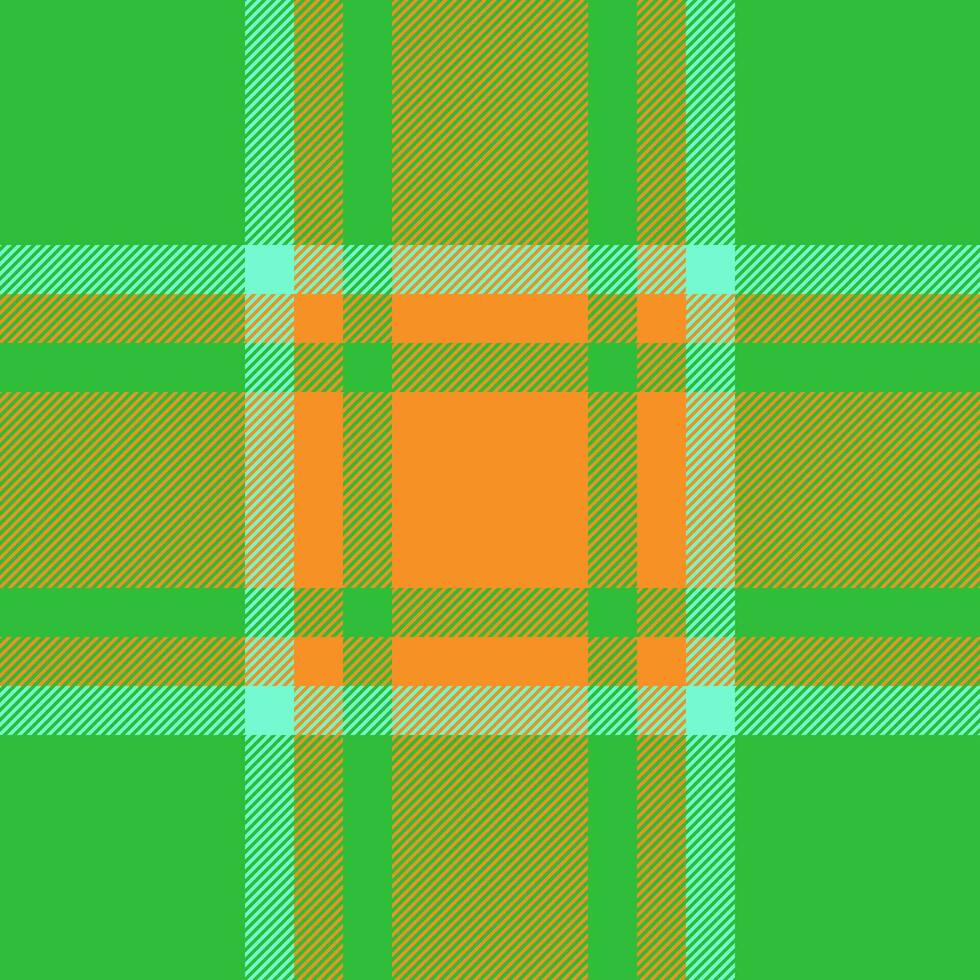 Background pattern vector of fabric texture seamless with a textile check plaid tartan.
