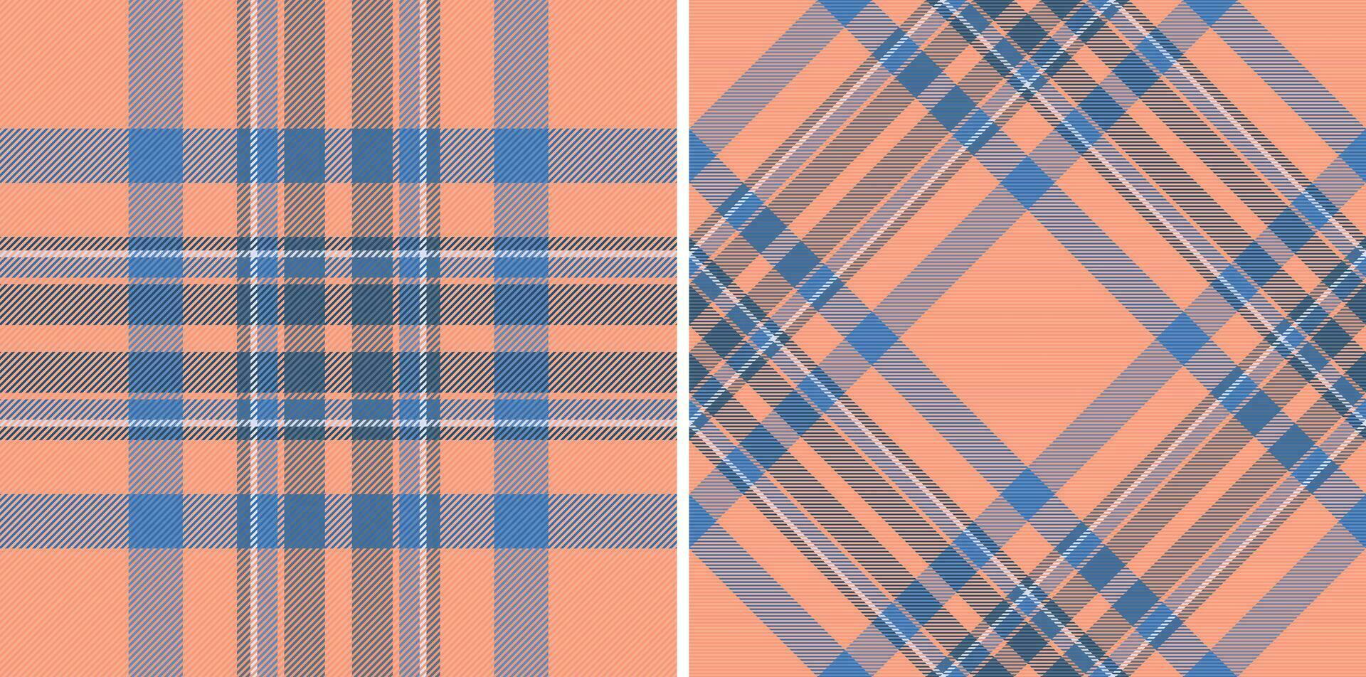 Check background texture of fabric textile vector with a seamless plaid tartan pattern.