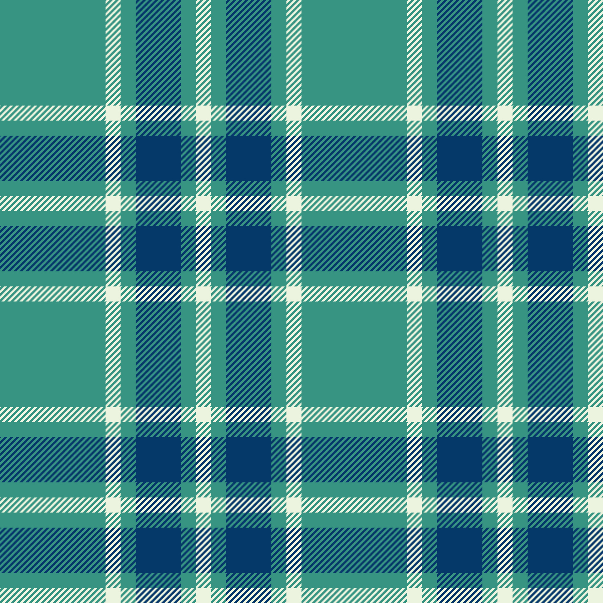 Plaid seamless pattern in blue. Check fabric texture. Vector textile ...