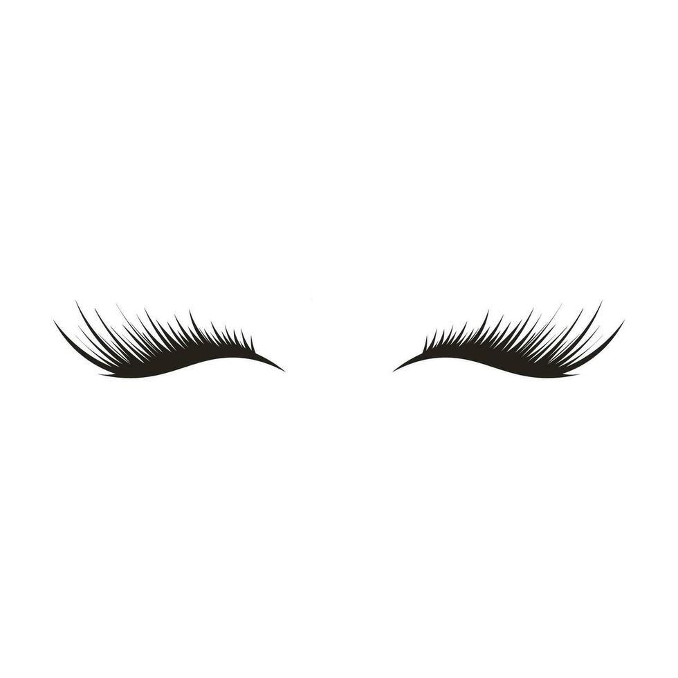 eyelashes vector isolated on white background 24730424 Vector Art at ...