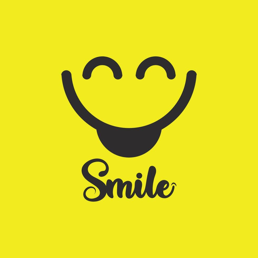 smile icon, smile, logo vector design happy emoticon Business, funny design and vector emoji happiness