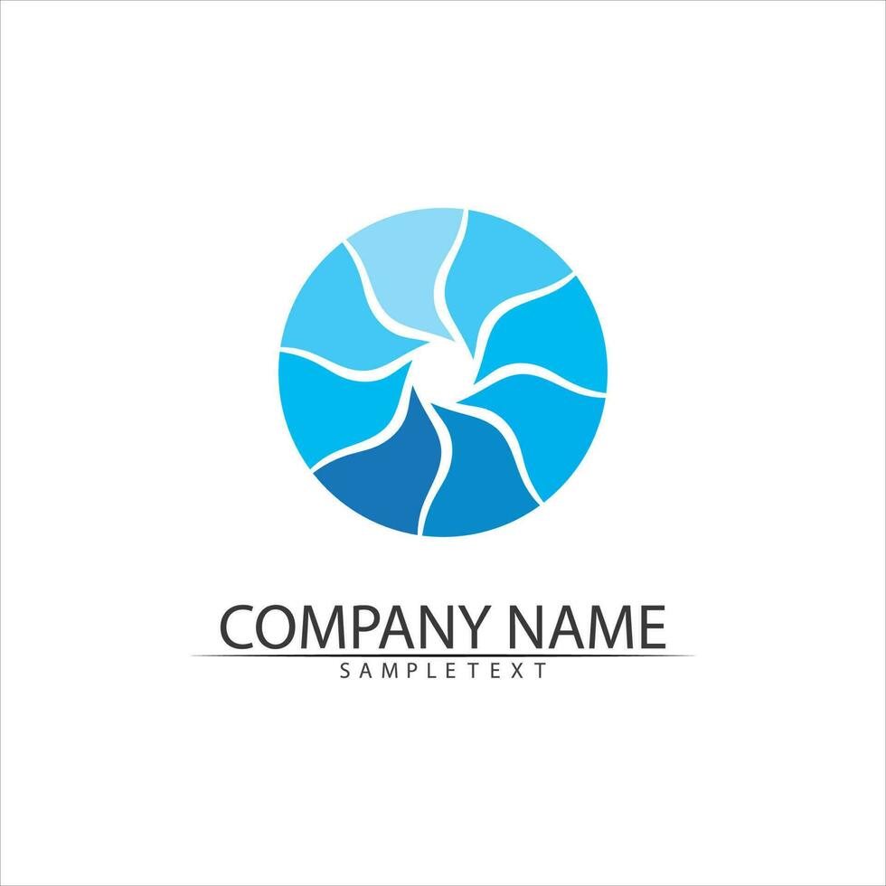 Water drop Logo Template vector