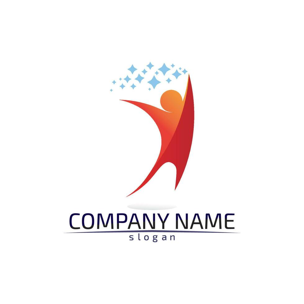 Community Care Logo People Icons In Circle Vector Concept Engagement Togetherness