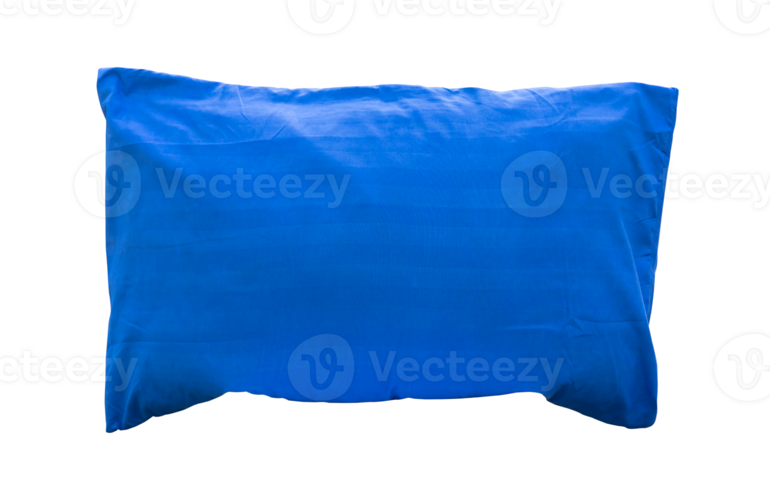 Beautiful blue pillow isolated with clipping path in png file format