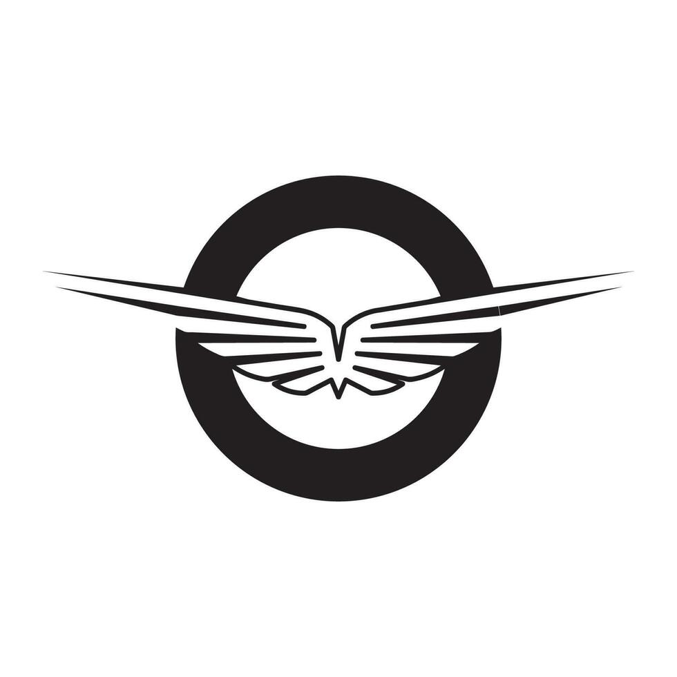 Falcon Wings Logo Template vector icon logo design app