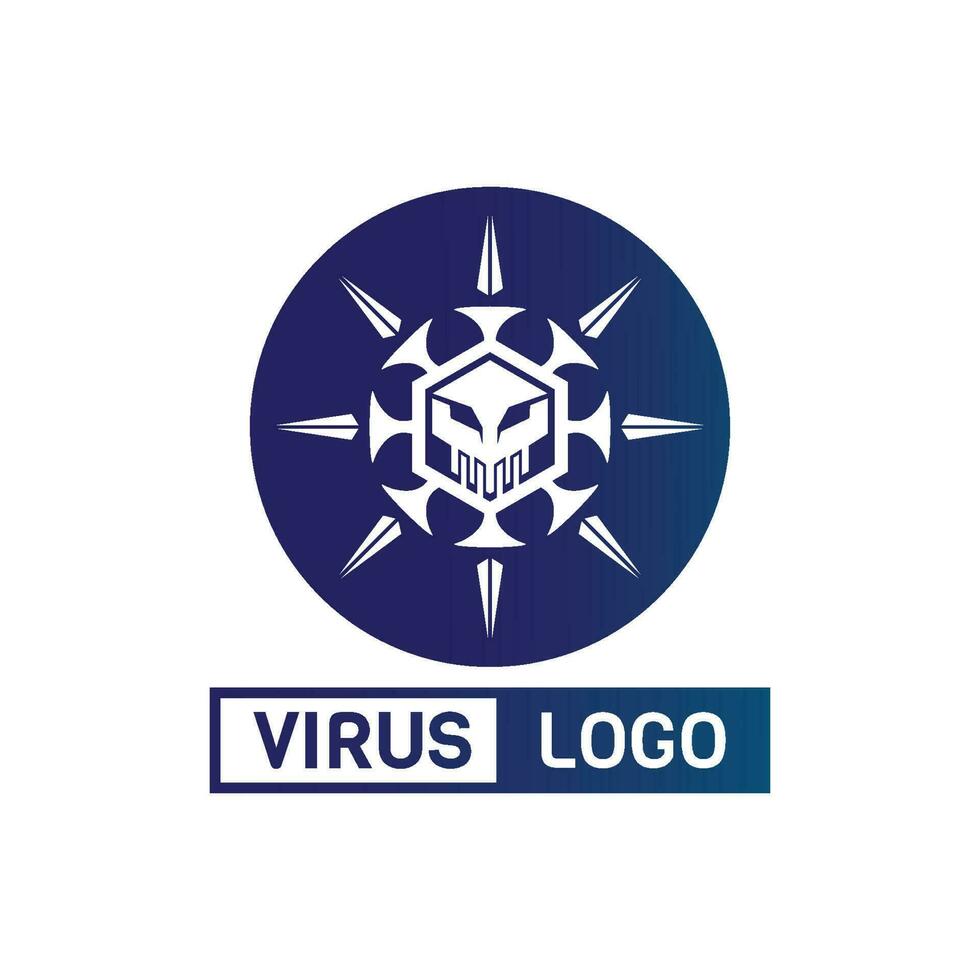 virus corona virus vector and mask design logo viral vector and design icon symbol