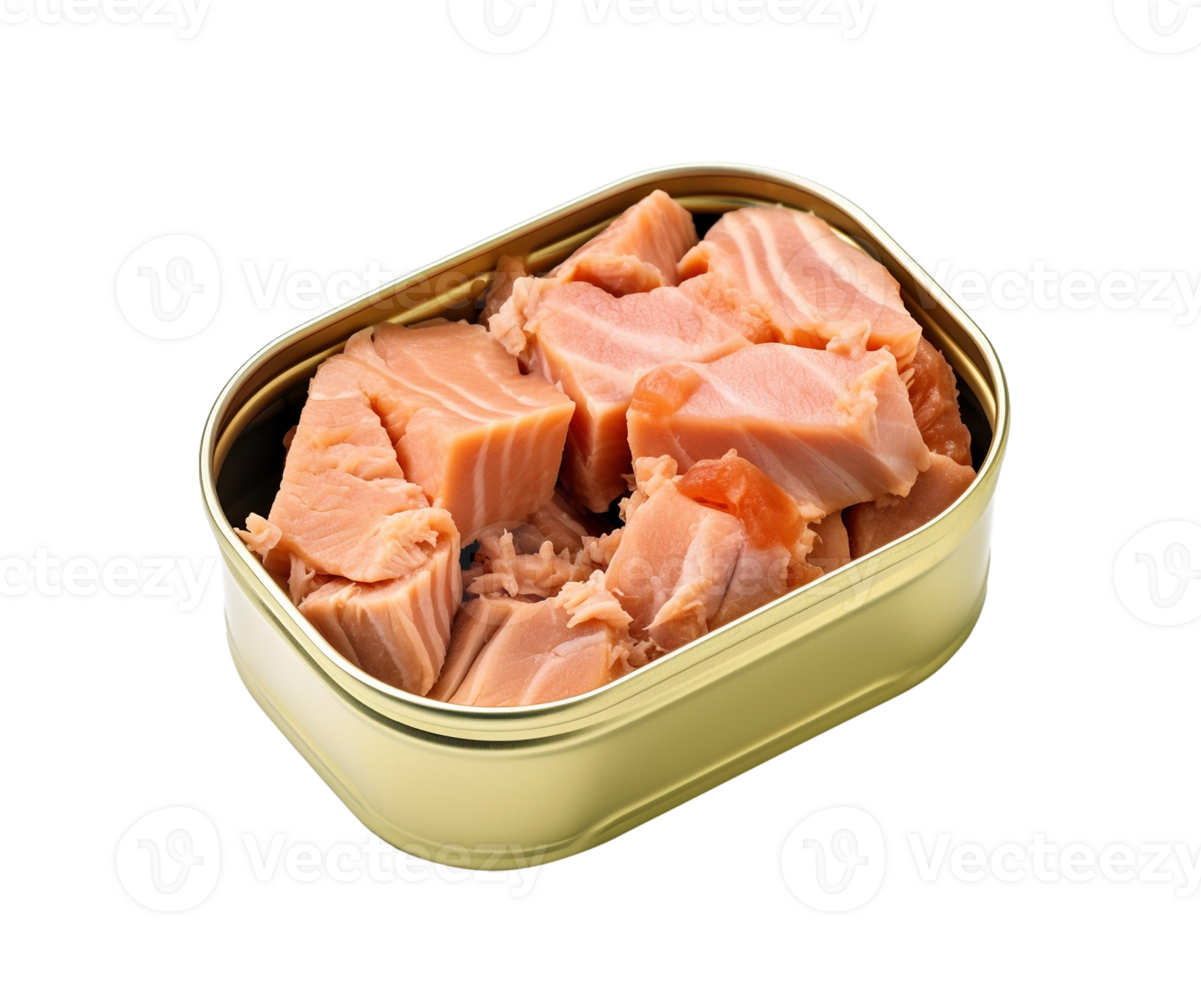 Canned Tuna Fish Fillets Isolated On Transparent Background Created canned-tuna-fish-fillets-isolated-on-transparent-background-created