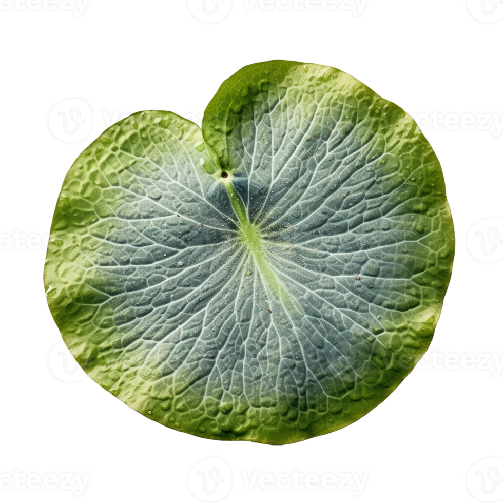Lily pad isolated on transparent background, created with png