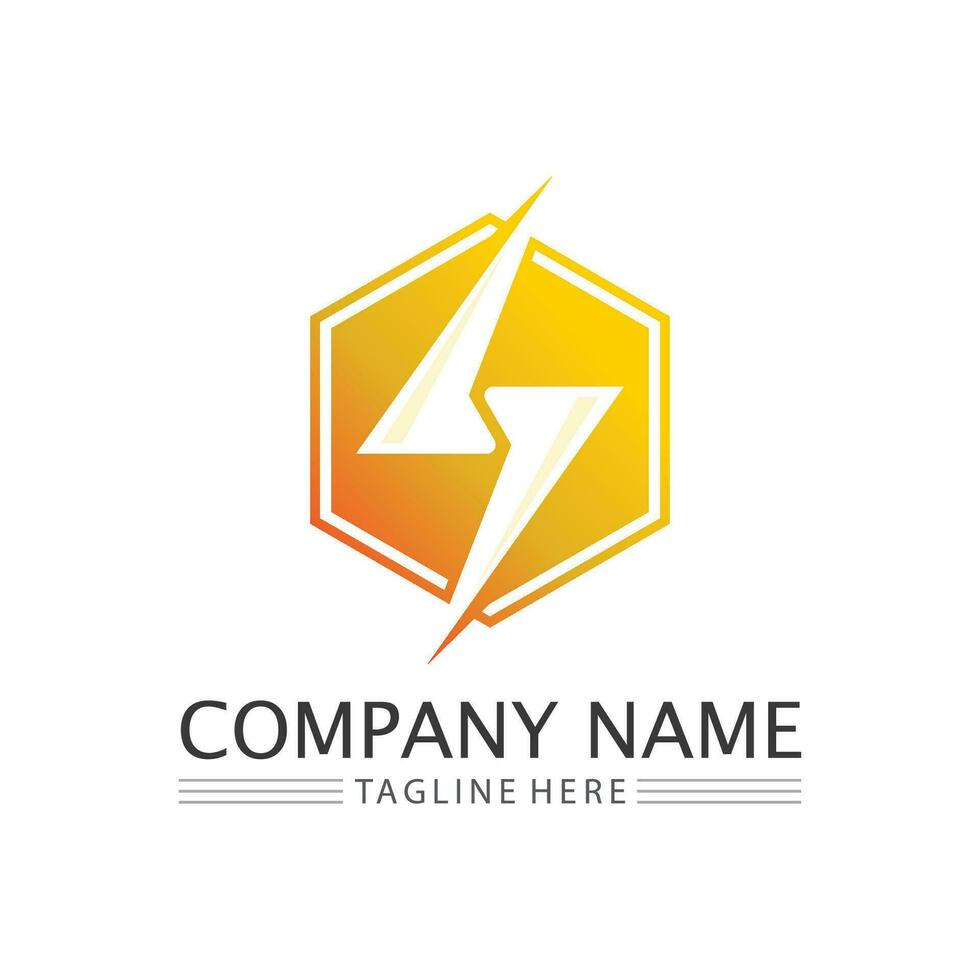 Flash Electric Logo Vector icon illustration design template. Bolt Energy Icon.electric logo flash vector bolt