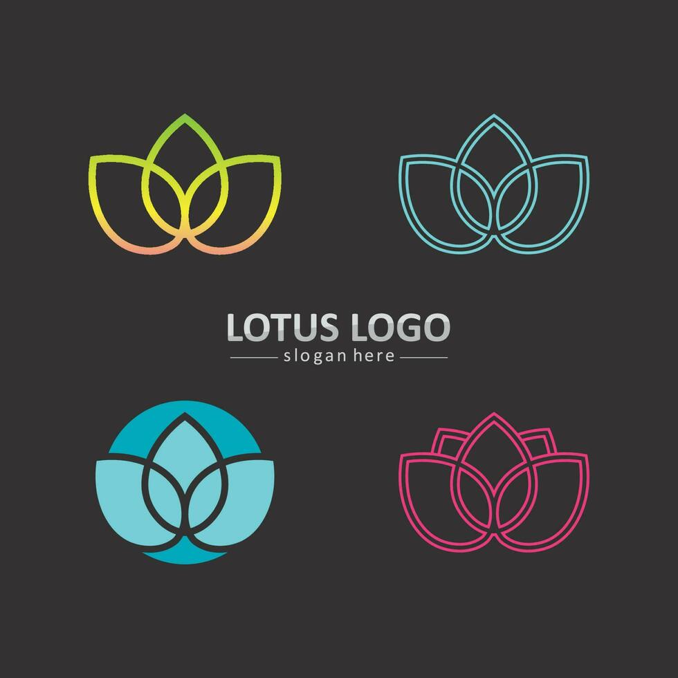 Beauty Vector lotus icon