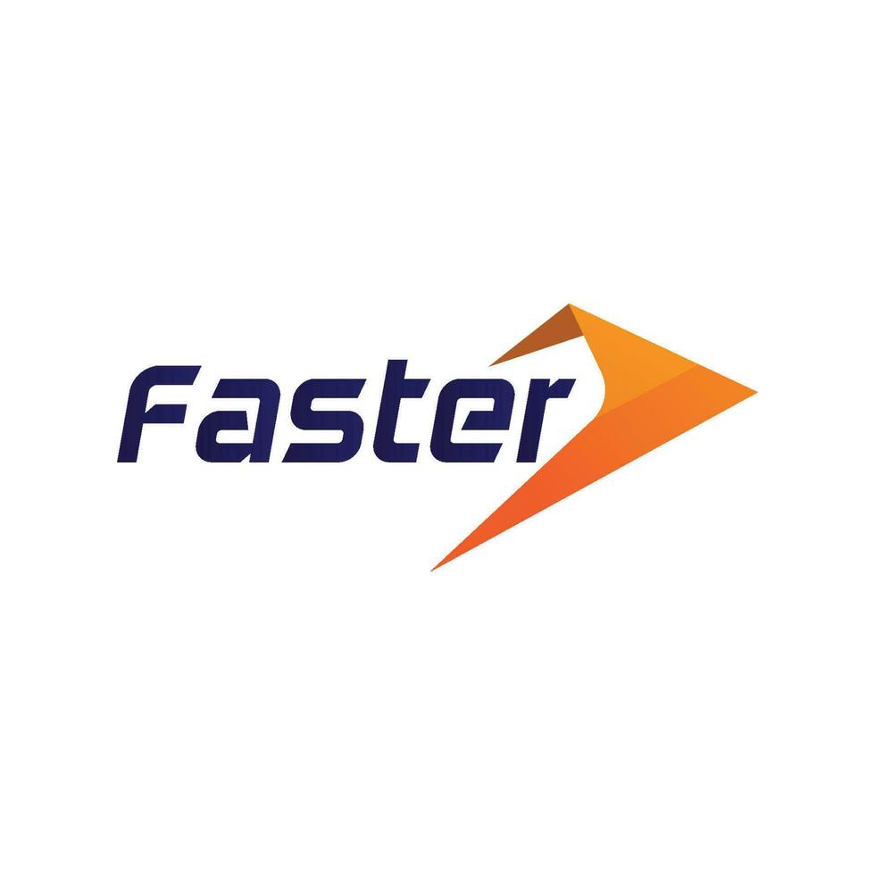 Faster Logo Template vector icon