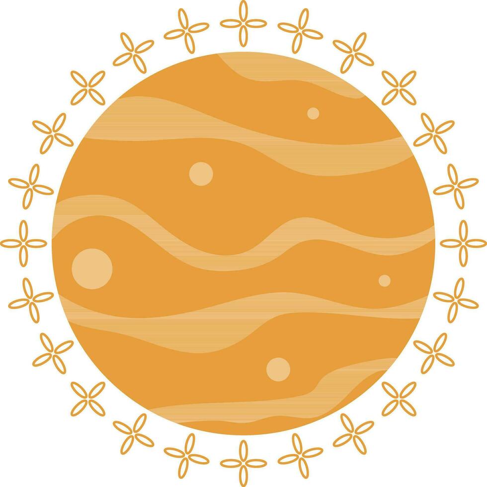Happy Mid Autumn Festival Full Moon Illustration Graphic Element Card vector