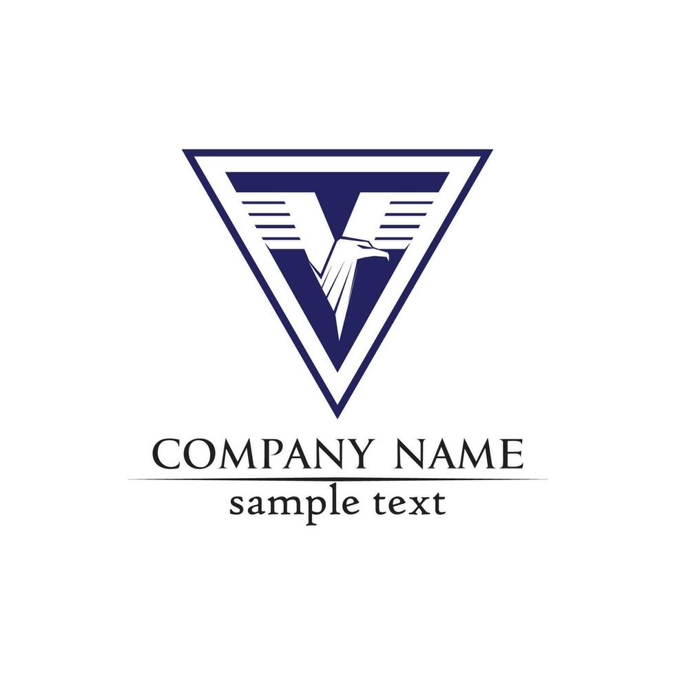 V letters business logo and symbols template vector