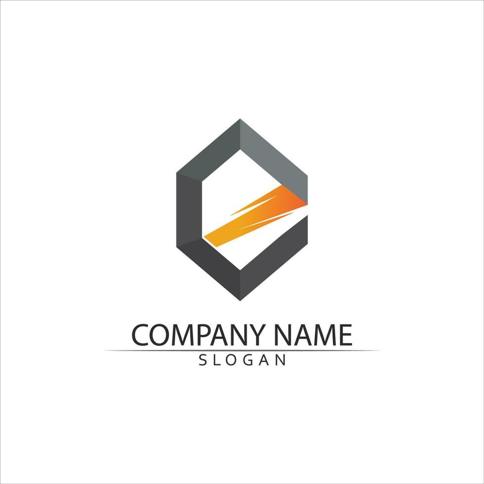 Vector e  Abstract icons for letter E logo