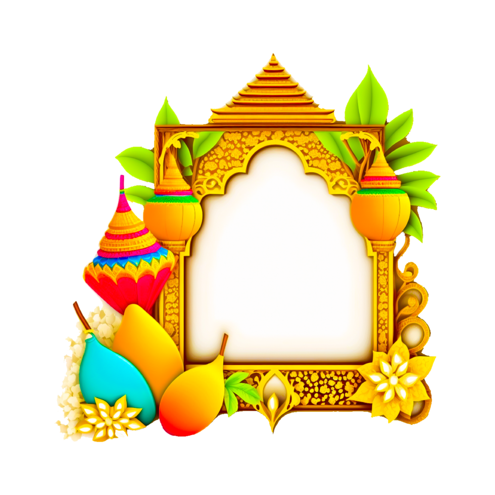 Nature Inspired Frame Design png