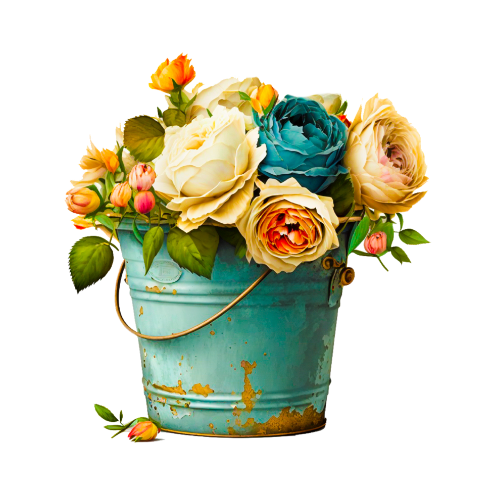 Flower bouquet png generative ai