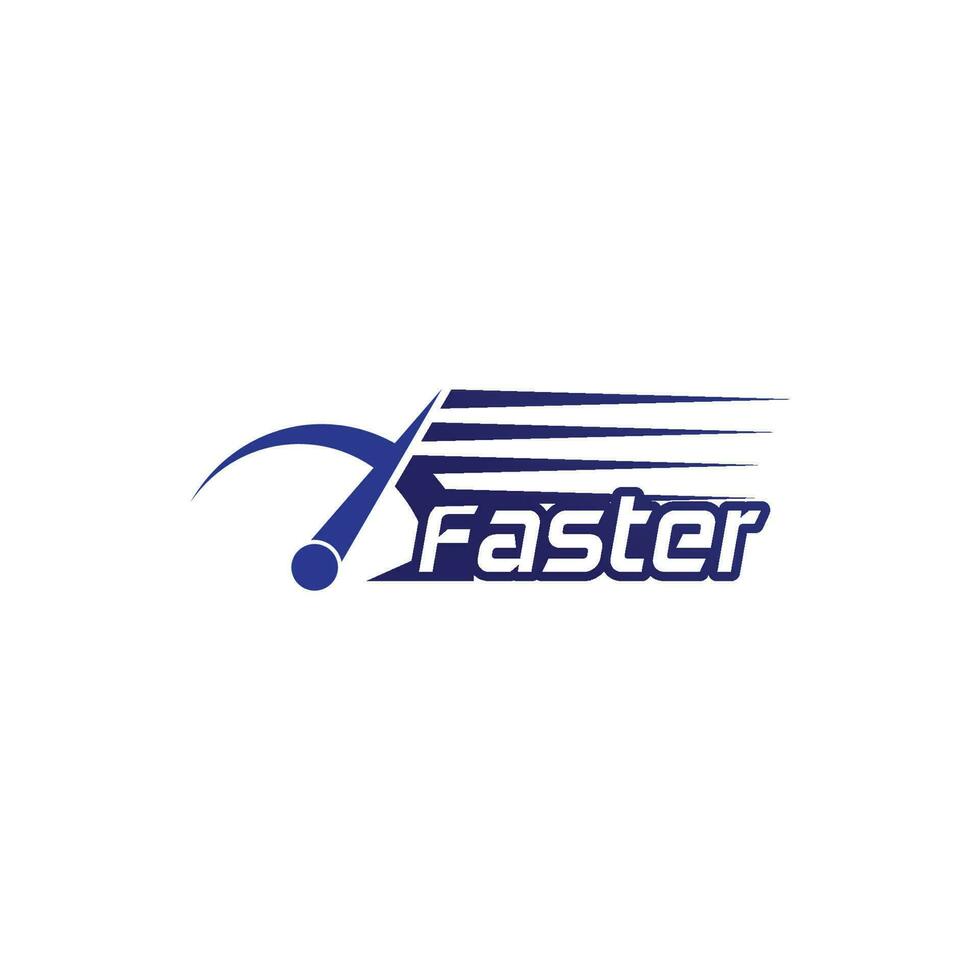 Faster Logo Template vector icon