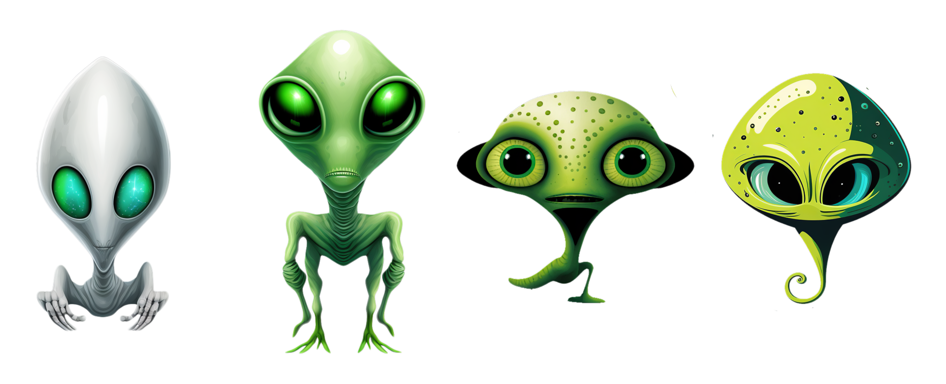 Cartoon Alien PNG Transparent Images Free Download, Vector Files