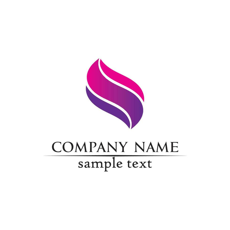 Icono de vector de plantilla de logotipo profesional de finanzas empresariales