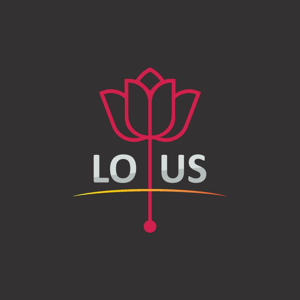 Beauty Vector lotus icon