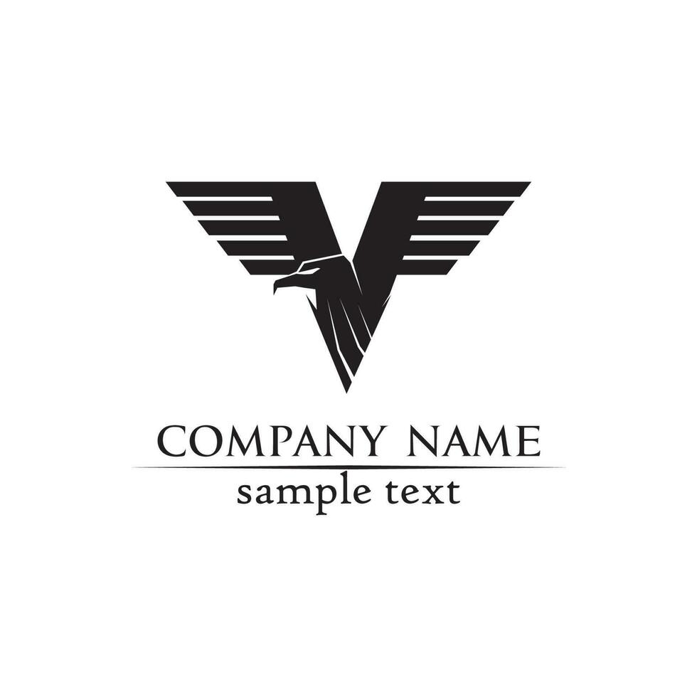 V letters business logo and symbols template vector