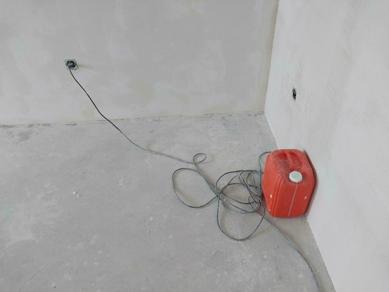 Repair of the interior of a residential apartment in a house photo