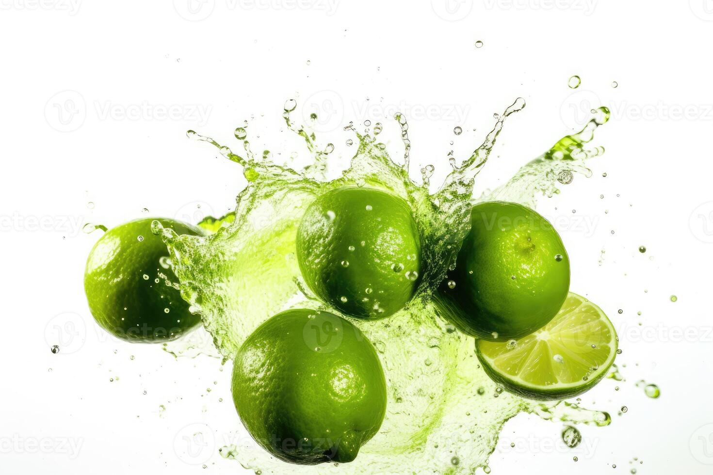 Lime water splash on white background 24733179 Stock Photo at Vecteezy