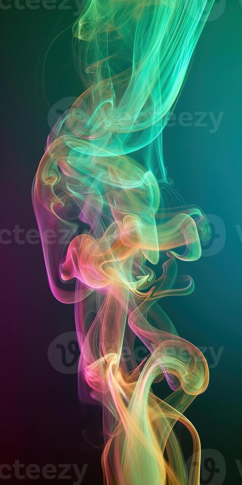 Coloured smoke phone wallpaper photo