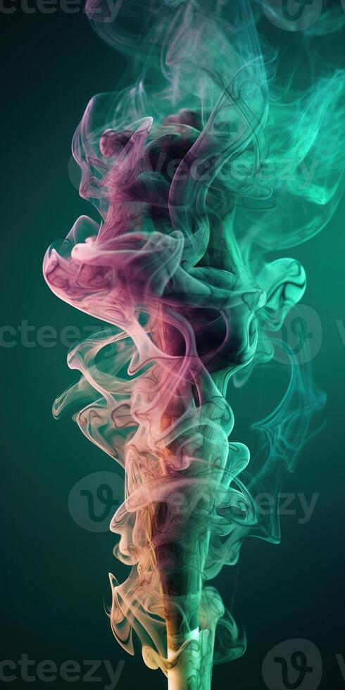 Coloured smoke phone wallpaper photo