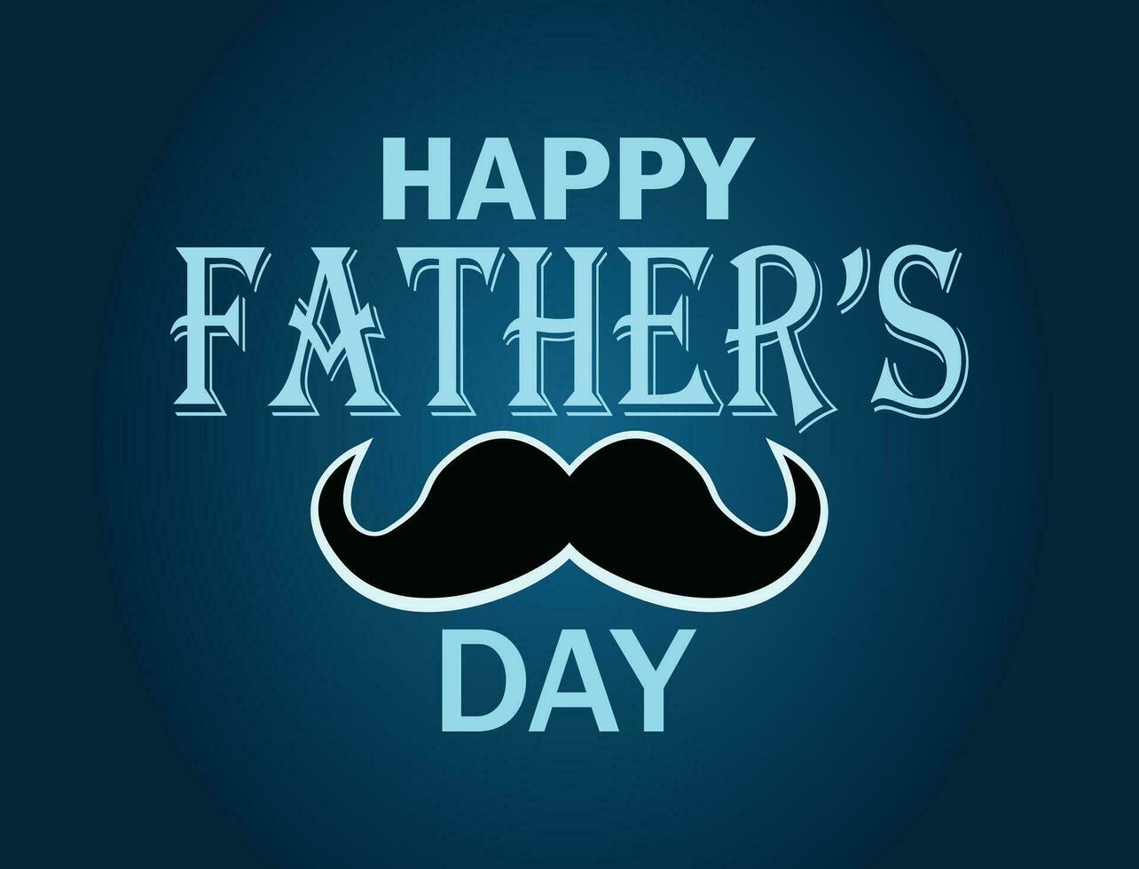 happy fathers day card design vector
