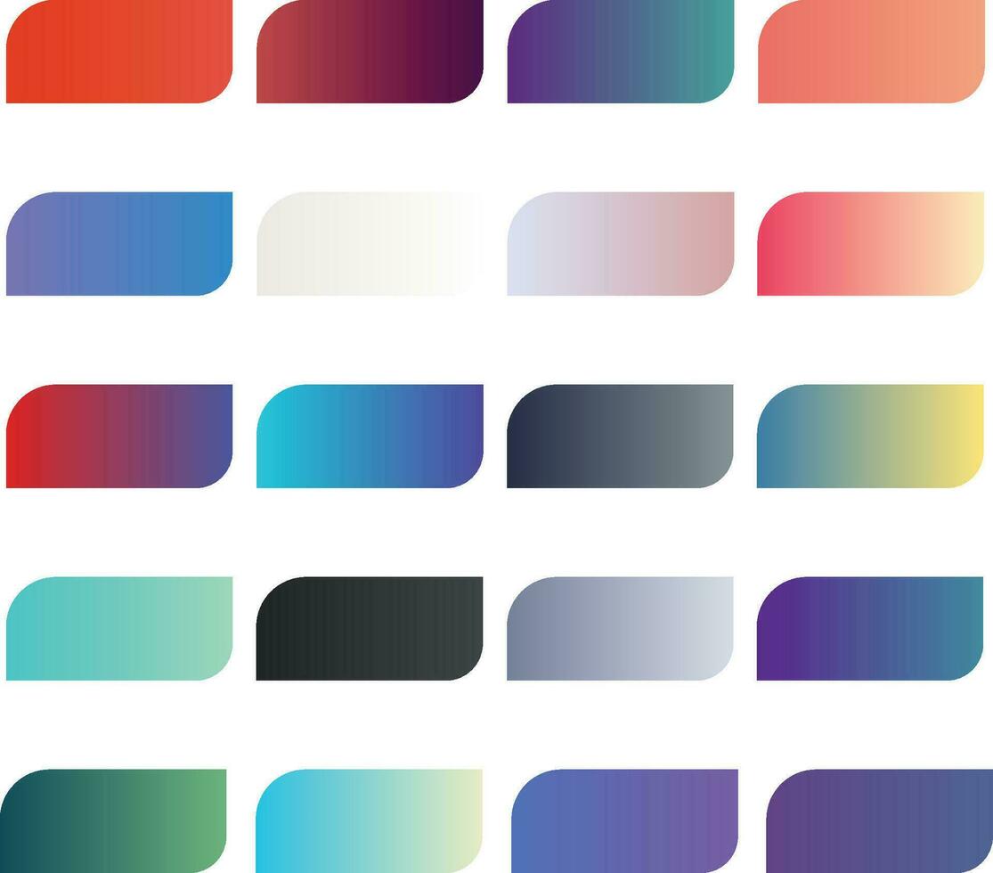 Gradient Color Bundle Package vector