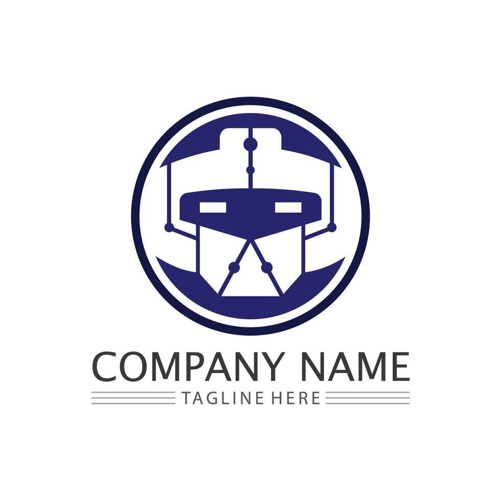 Robot icon vector