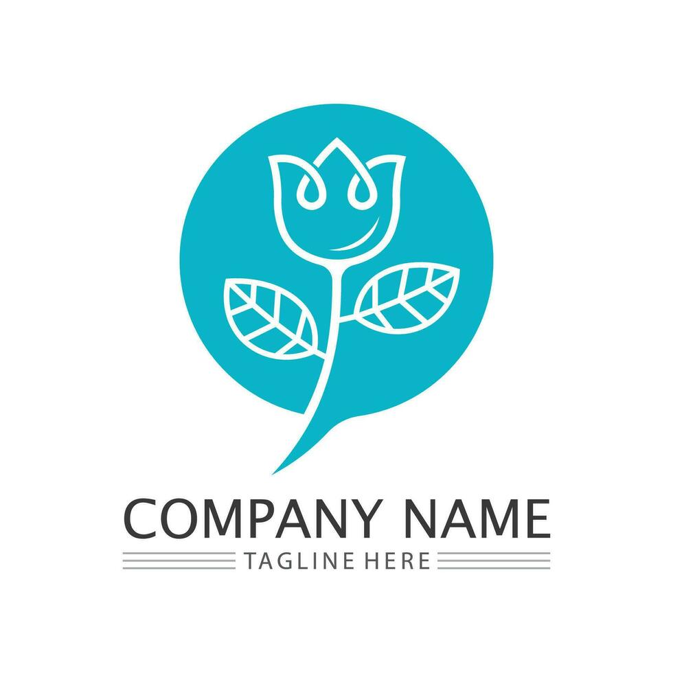 Tree logo icon vector illustration design.Vector silhouette of a tree templates of tree logo and roots  tree of life design illustration