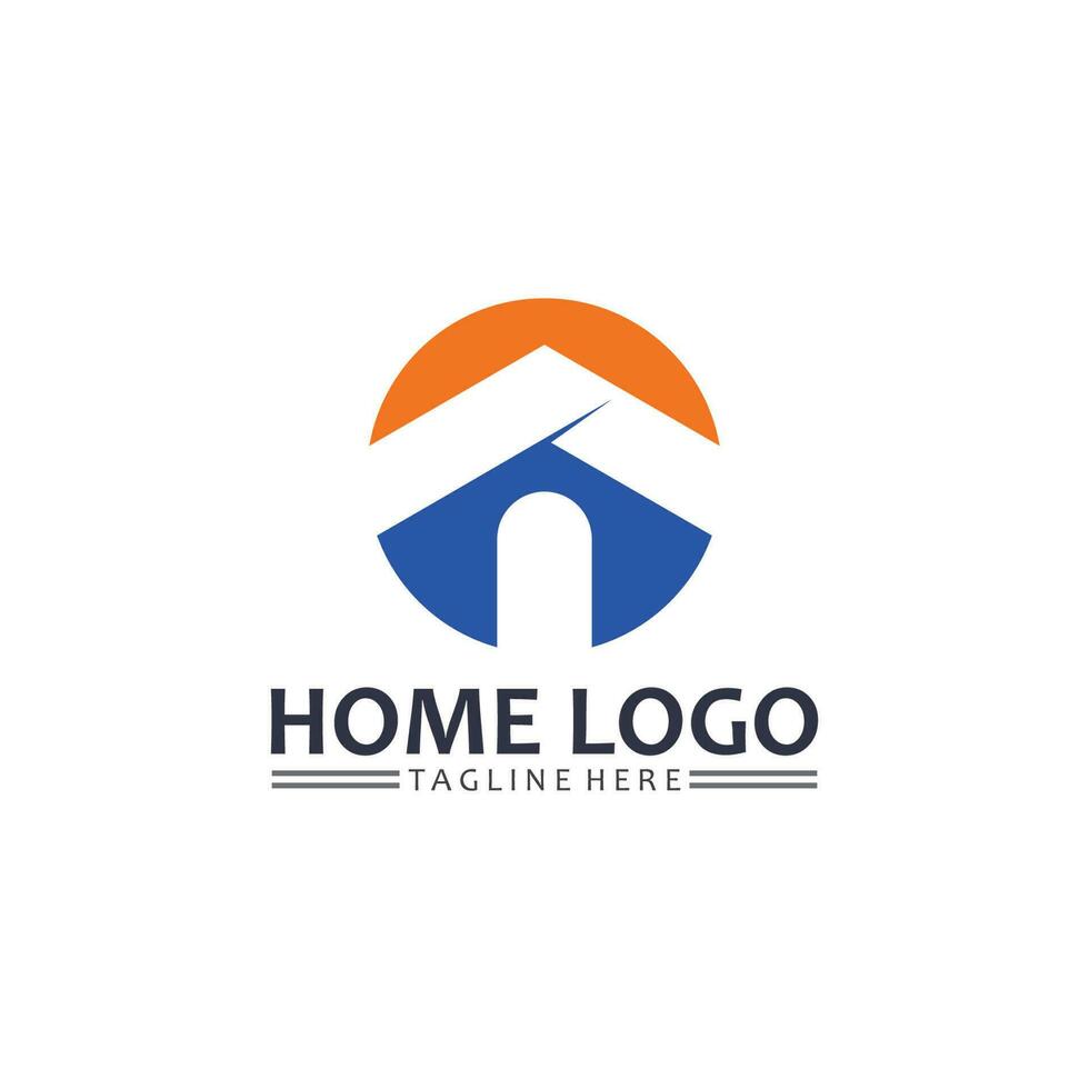 Home and house logo design vetor, logo , architecture and building, design property , stay at home estate Business logo, Construction Graphic, icon home logo vector