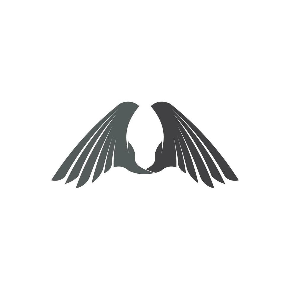 Falcon Wings Logo Template vector icon logo design app