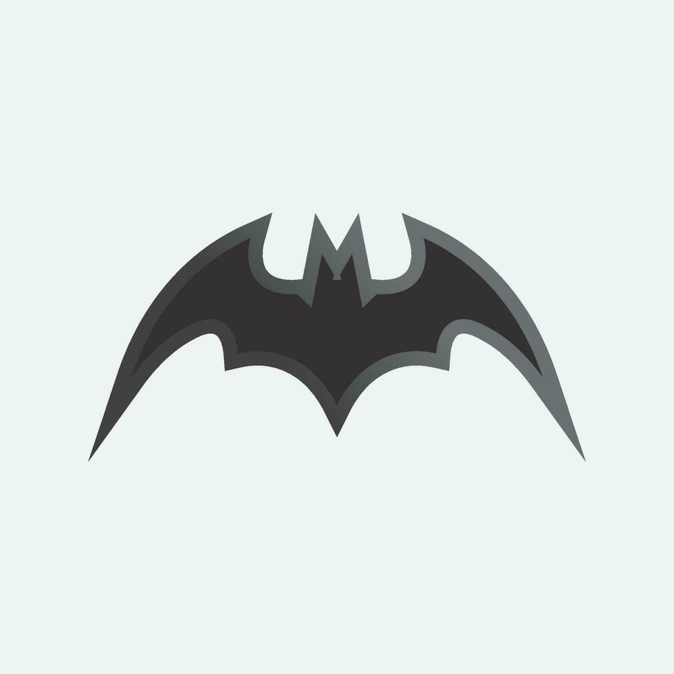 Bat logo animal and vector, wings, black, halloween, vampire, gothic, illustration, design bat icon vector