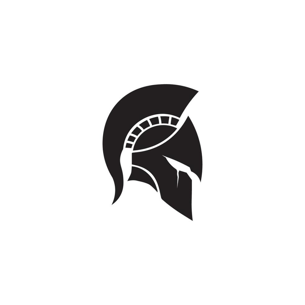 Spartan helmet logo template 24737820 Vector Art at Vecteezy