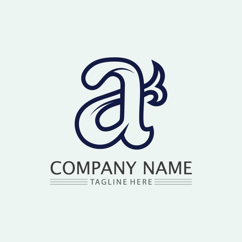 A Letter Logo Template vector