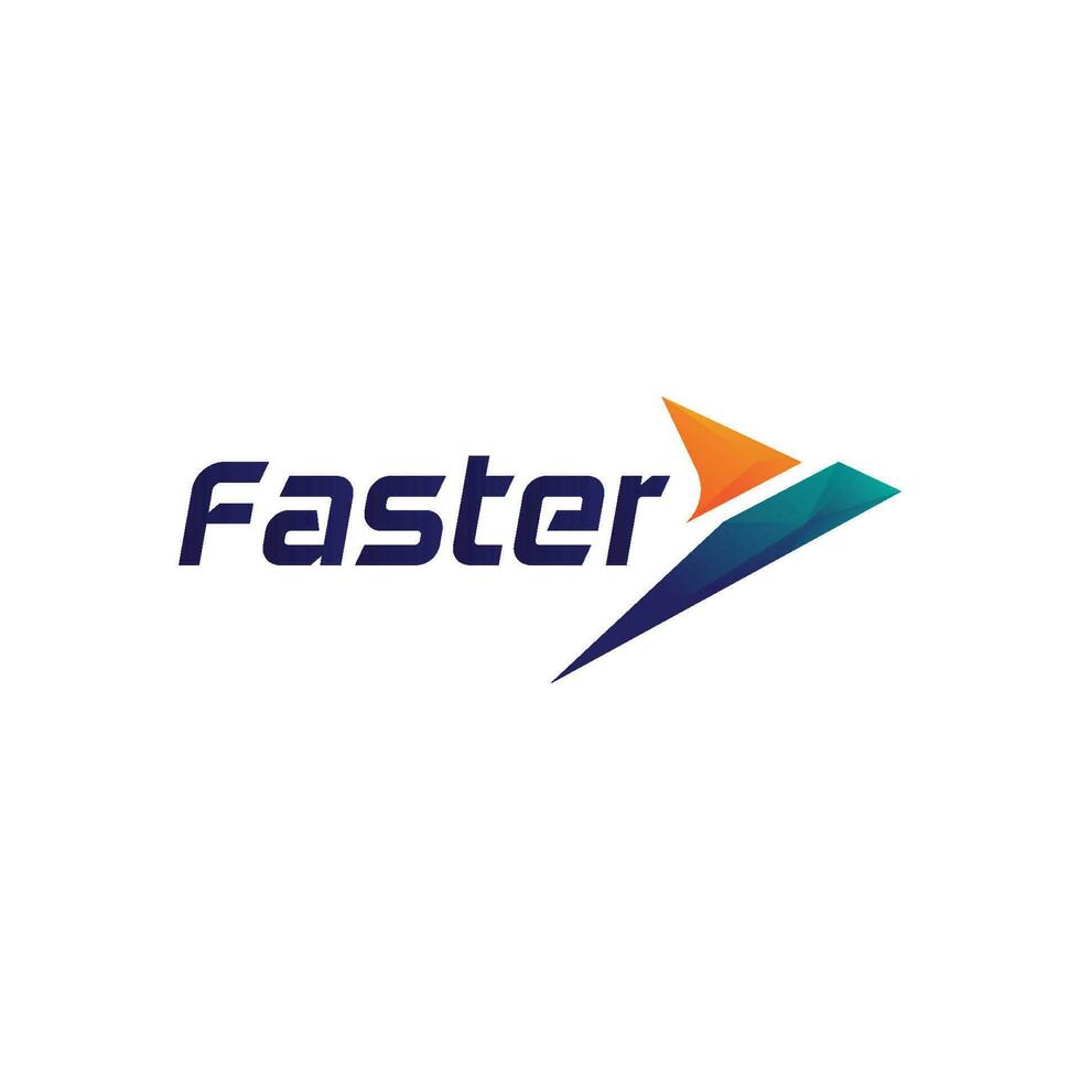 Faster Logo Template vector icon