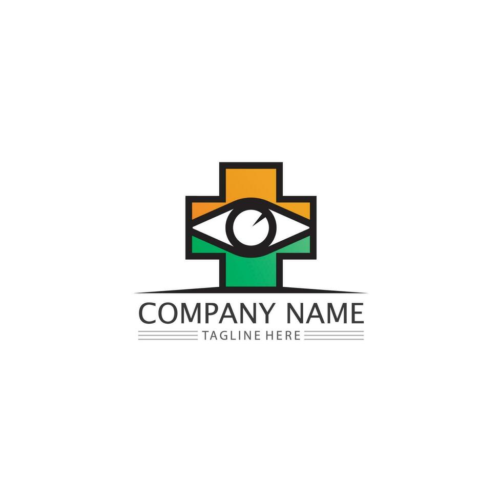 eye icon and vision design logo isolated sign symbol vector Intuition and spirituality