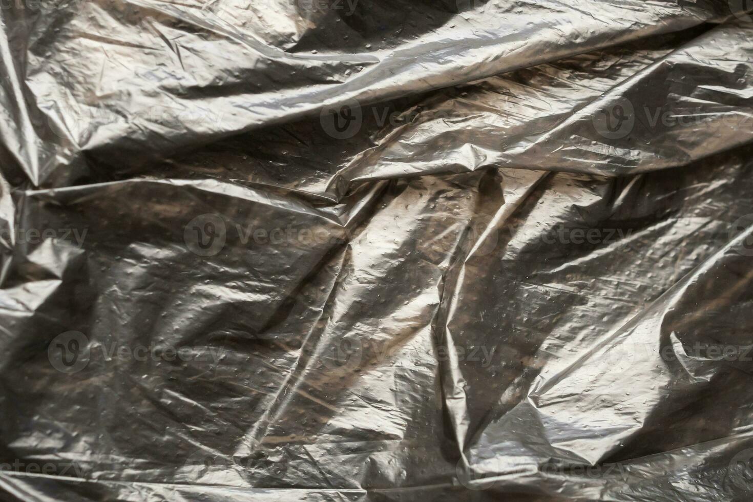 Black plastic bag texture background photo