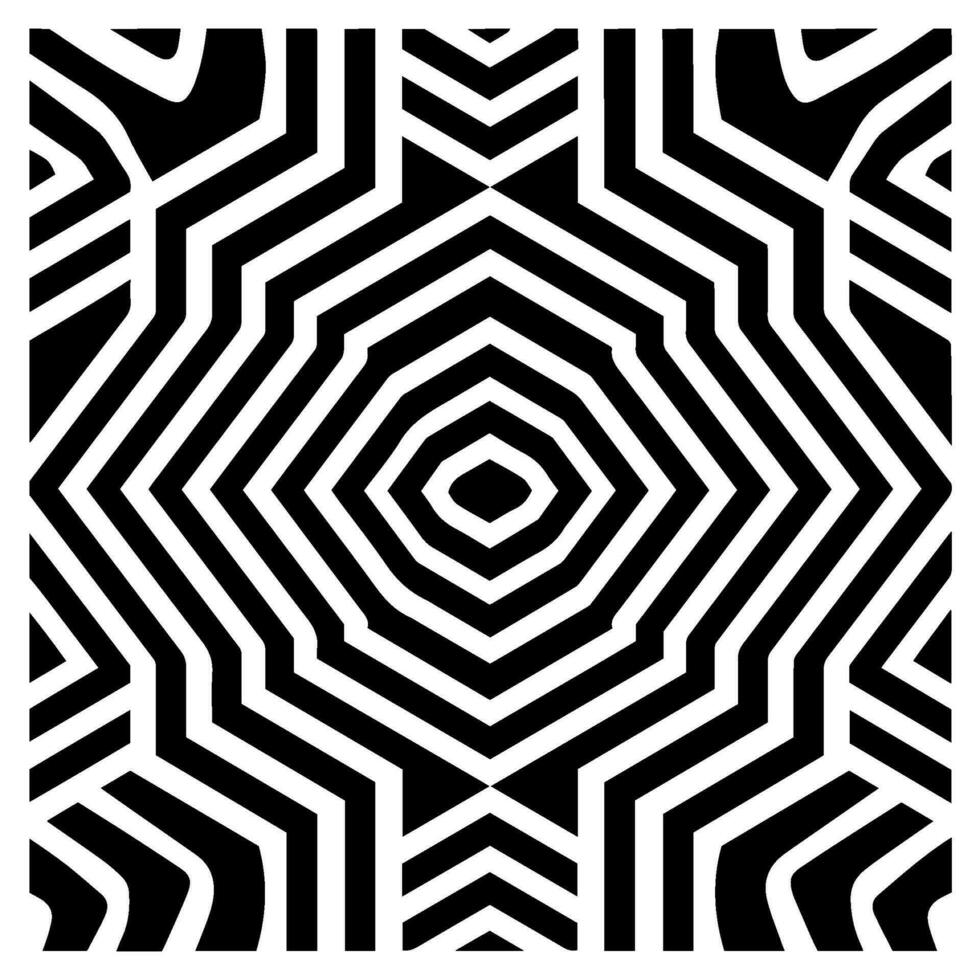 Geometric illusion abstract graphic design vector