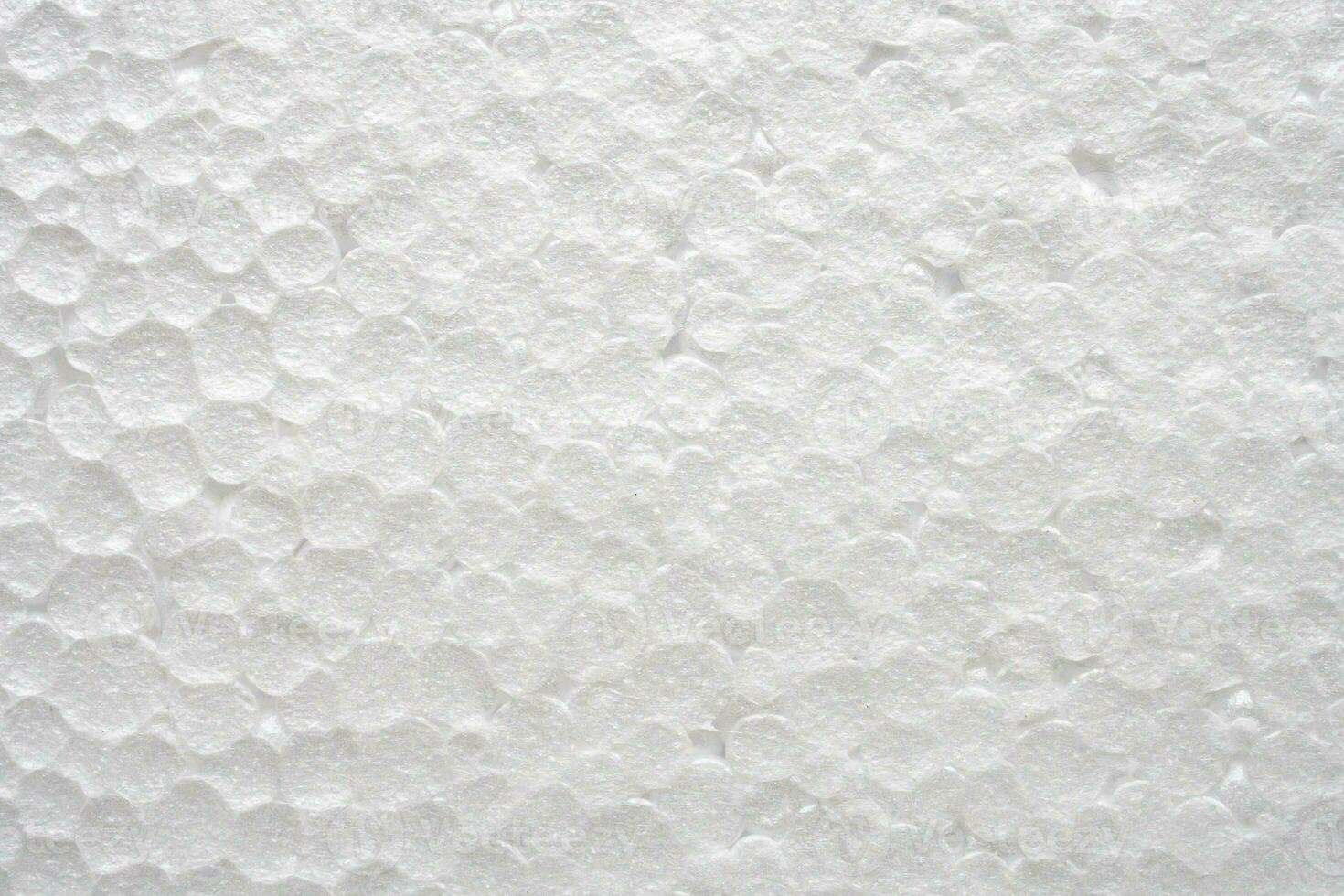 White polystyrene foam texture background photo